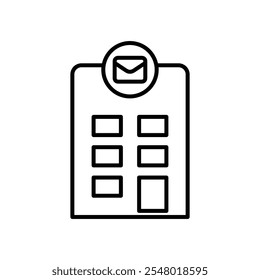 Post office icon web design in vector