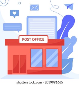 post office logo vector design template. post office illustration.