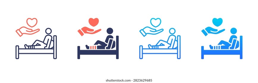 Post Operative Care Icon Pack In Multiple Styles