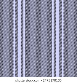 Post pattern seamless texture, trendy vector textile fabric. November background lines vertical stripe in light and black colors.