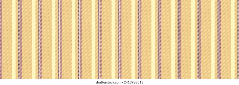 Post pattern stripe lines, border seamless background texture. Store vertical fabric vector textile in light and orange color.