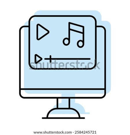 Post Production color shadow line icon outline icon, pixel perfect 
