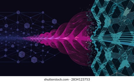 Post Quantum Cryptography and Quantum Safe Cybersecurity Vector Illustration
Advanced cybersecurity concept showing the transition from traditional encryption to post-quantum cryptography, quantum-safe security architecture, protected data infrastructure and next-generation encryption.
