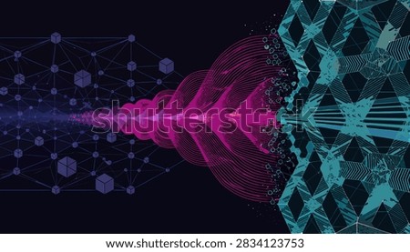 Post Quantum Cryptography and Quantum Safe Cybersecurity Vector Illustration
Advanced cybersecurity concept showing the transition from traditional encryption to post-quantum cryptography, quantum-safe security architecture, protected data infrastructure and next-generation encryption.