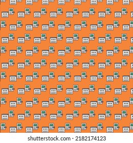 post and rating icon pattern design 