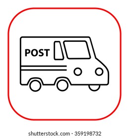 Post service car