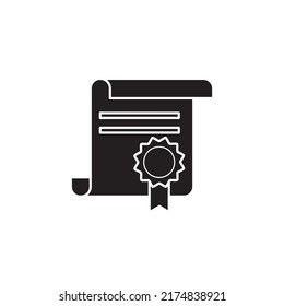 post stamp icon glyph style design. post stamp vector illustration. isolate on white background.