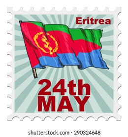 post stamp of national day of Eritrea