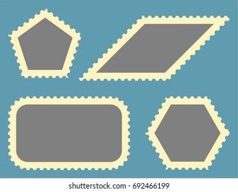 Post stamps set