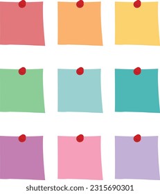 Post it sticky note Vector image or clipart