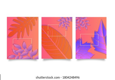 diseño de la tarjeta del templo post al estilo de otoño