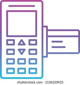 Post Terminal vector icon. Can be used for printing, mobile and web applications.