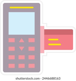 Icono de Vector Post Terminal. Se puede utilizar para la impresión, aplicaciones móviles y de Web.