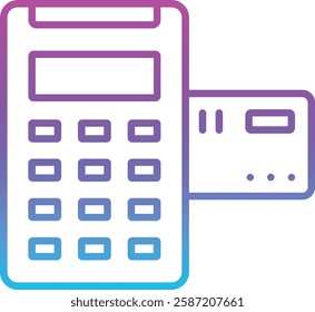 Post Terminal vector icon. Can be used for printing, mobile and web applications.