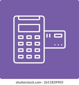 Post Terminal vector icon. Can be used for printing, mobile and web applications.