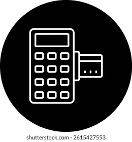 Post Terminal vector icon. Can be used for printing, mobile and web applications.