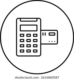 Post Terminal vector icon. Can be used for printing, mobile and web applications.