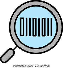 Post Tracking Line Vector Icon Design