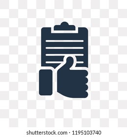 Post vector icon isolated on transparent background, Post transparency concept can be used web and mobile
