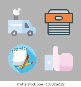 post vector icon set