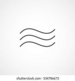 Postage Stamp Flat Icon On White Background