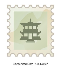 Postage stamp icon.