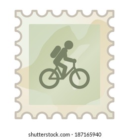Postage stamp icon.