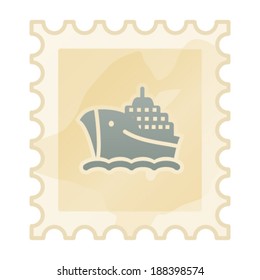 Postage stamp icon.