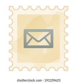 Postage stamp icon.