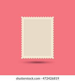 Postage stamp icon - Vector