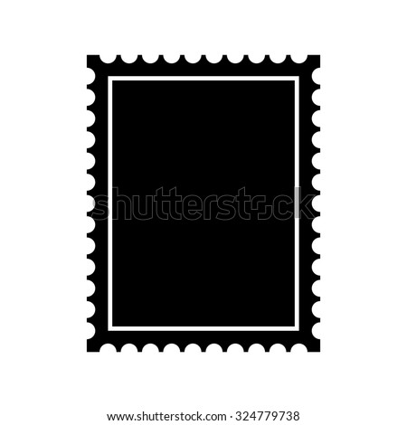 Postage stamp icon - Vector