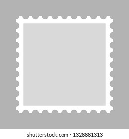 Postage stamp, icon. Vector illustration