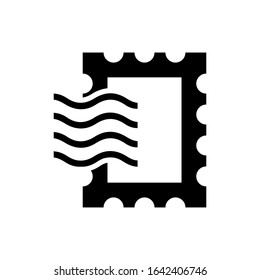 Postage stamp icon vector illustration.