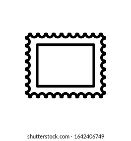 Postage stamp icon vector illustration.