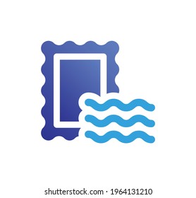 Ilustración de icono de posicionamiento