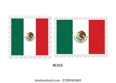 Carimbo postal México. Ilustração vetor vintage em estilo grunge.