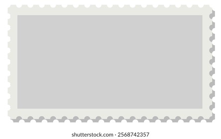 Postage stamp. Retro postmark isolated on transparent background