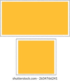 Postage stamp set blank.postage stamp vector illustration eps 10