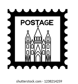 postage stamp template