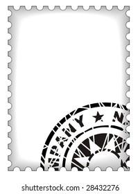 postage stamp vector