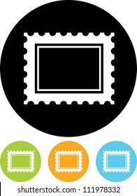 Postage Stamp - Vector Icon Isolated