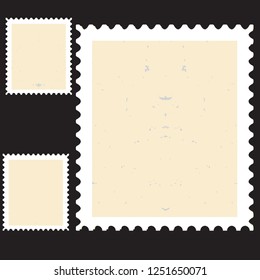 Postage stamps in grunge style. Set of textured postmarks . vector post marks collection.