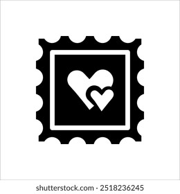 Postage stamps icon. Vector illustration for web design, app, and UI. Symbol, logo illustration. Editable stroke