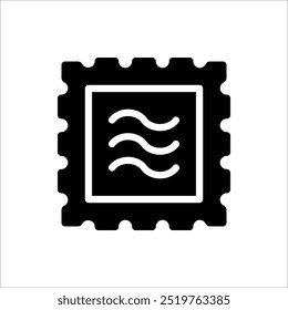 Postage stamps icon. Vector illustration for web design, app, and UI. Symbol, logo illustration. Editable stroke