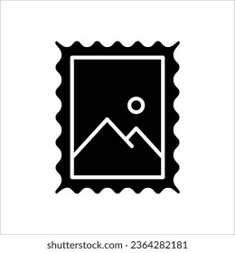 Postage stamps linear icon. Collecting rare postmarks hobby, philately thin line customizable illustration on white background