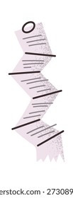 Postal check delivery sticker design