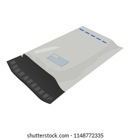 Postal delivery packet icon. Isometric of postal delivery packet vector icon for web design isolated on white background