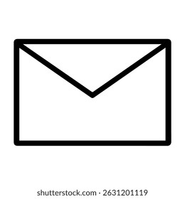 Postal envelope icon on white background vector
Vector line icon logistics