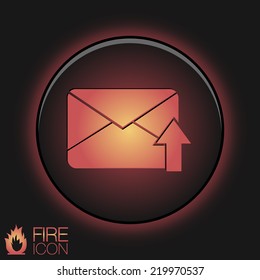 postal envelope sign. e-mail symbol . icon envelope.