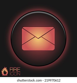 postal envelope sign. e-mail symbol . icon envelope.
